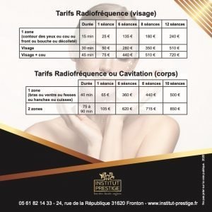 Radiofréquence Tarifs