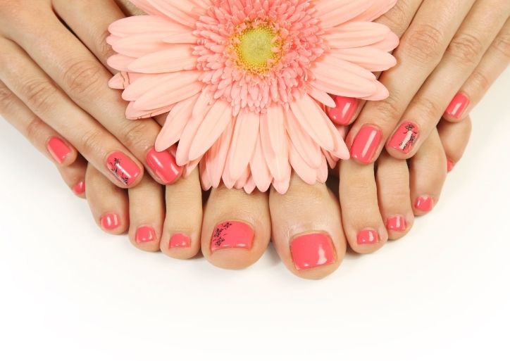 Pedicure, Ongles